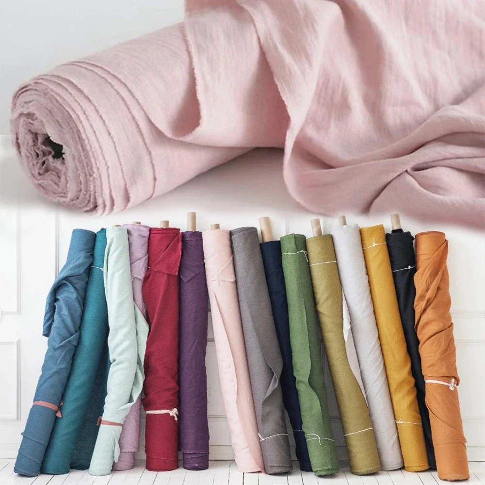 Baby Clothing Organic - قماش كتان طبيعي 100% بطول 280