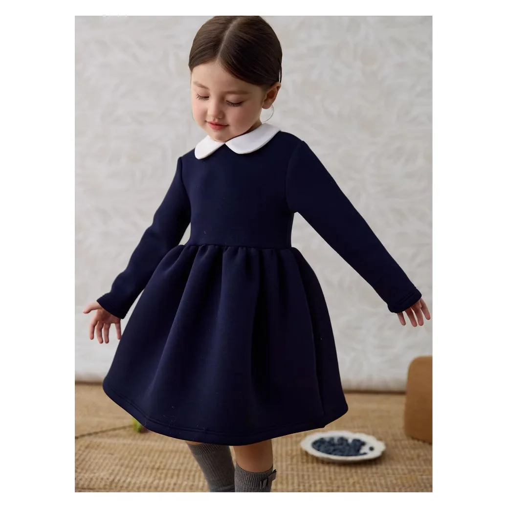 Baby Clothing High End - فستان بناتي للأطفال موضة كم طويل