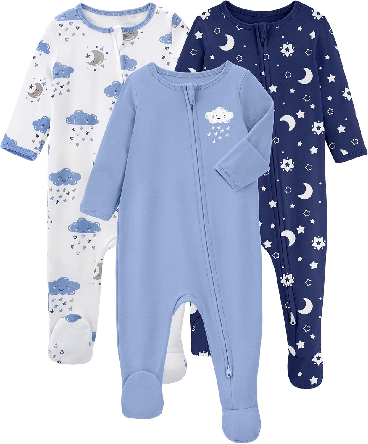 Baby Clothing Organic - بيجامات أطفال من القطن العضوي 100٪،