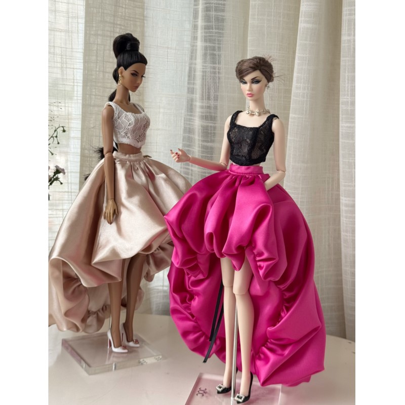 Baby Clothing High End - دمية سوبرموديل فاخرة، بلوزة كلاسيكية راقية