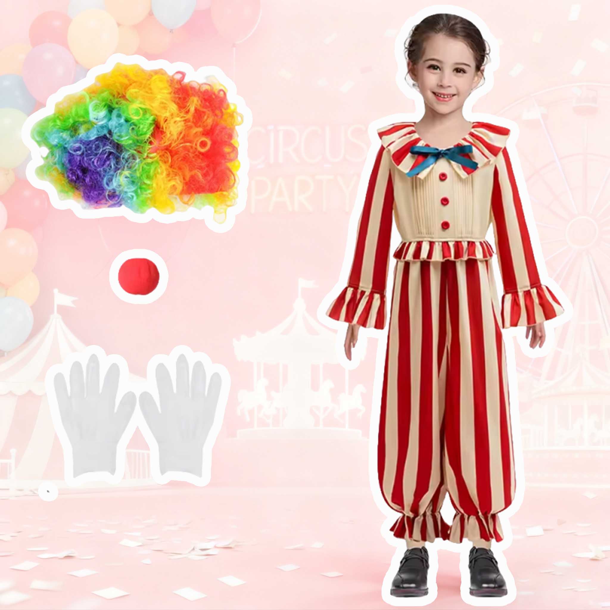 Baby Clothing Usa - ملابس المهرج للهالوين للأطفال البنات والأولاد