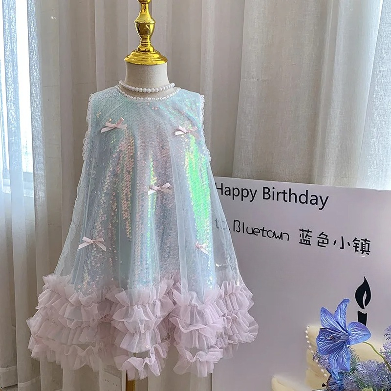Baby Clothing High End - فستان أميرة فاخر للبنات الصغيرات 2026،