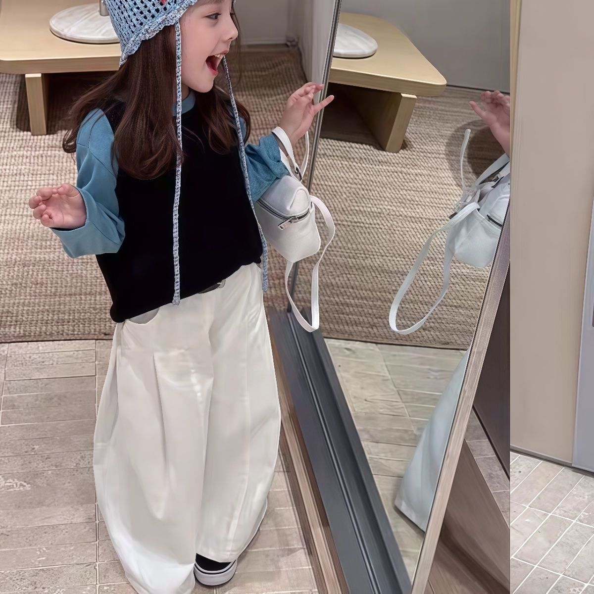 Baby Clothing High End - طقم ملابس كوري راقي للفتيات 2026،