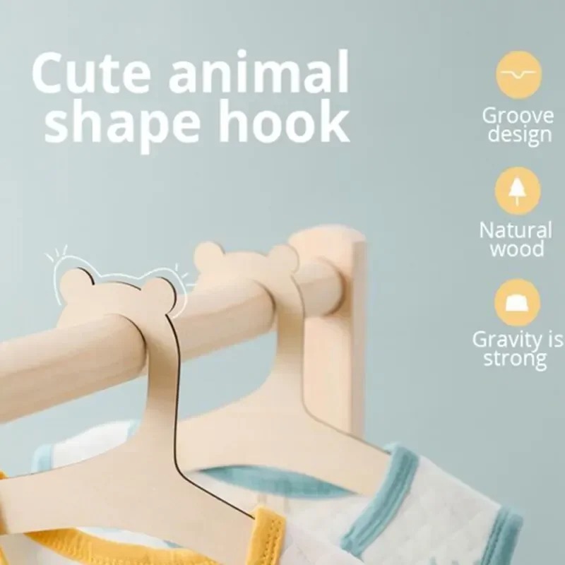 5/10 قطعة رف ملابس الطفل لطيف  - مراجعة Baby Clothing Hanging Rack وسعره