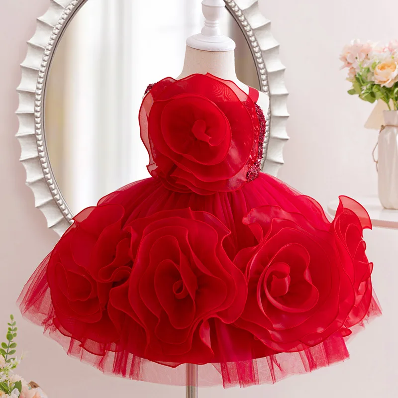 فستان حفلات زفاف فاخر للفتيات  - مراجعة Baby Clothing High End وسعره