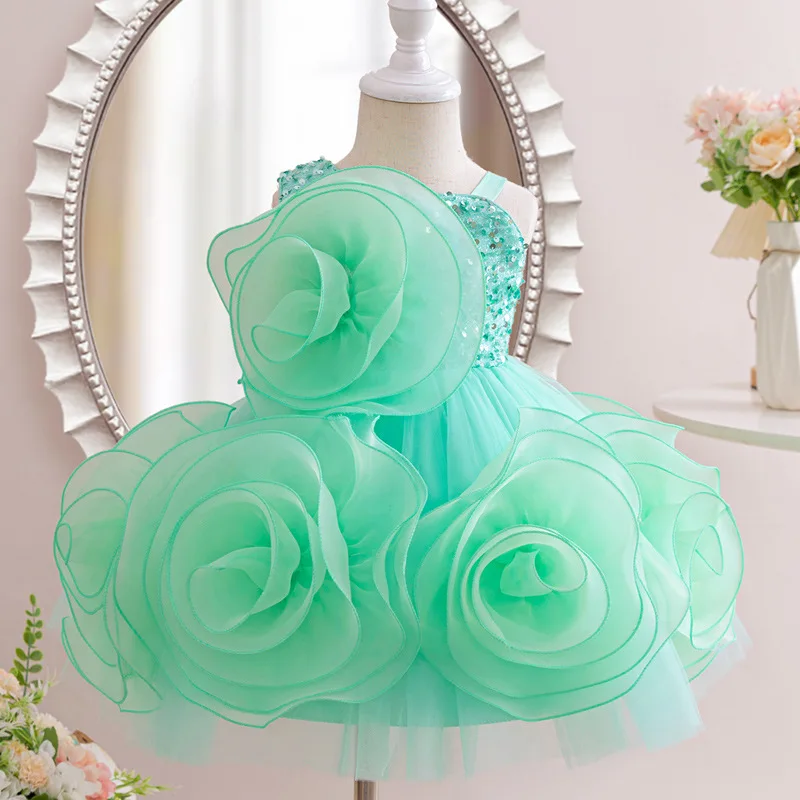 فستان حفلات زفاف فاخر للفتيات  - مراجعة Baby Clothing High End وسعره