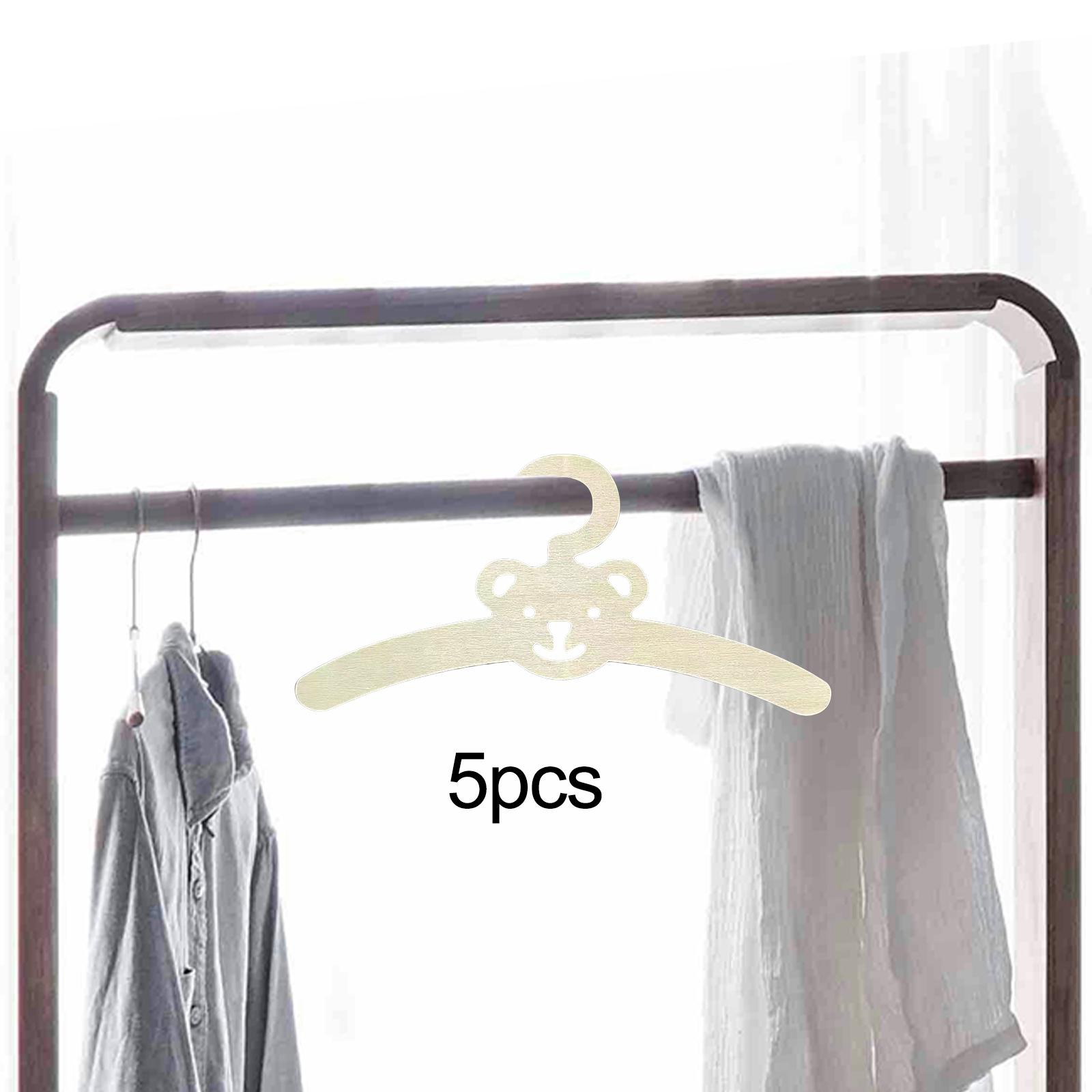 5 قطع من علاقات ملابس الأطفال، - مراجعة Baby Clothing Hanging Rack وسعره